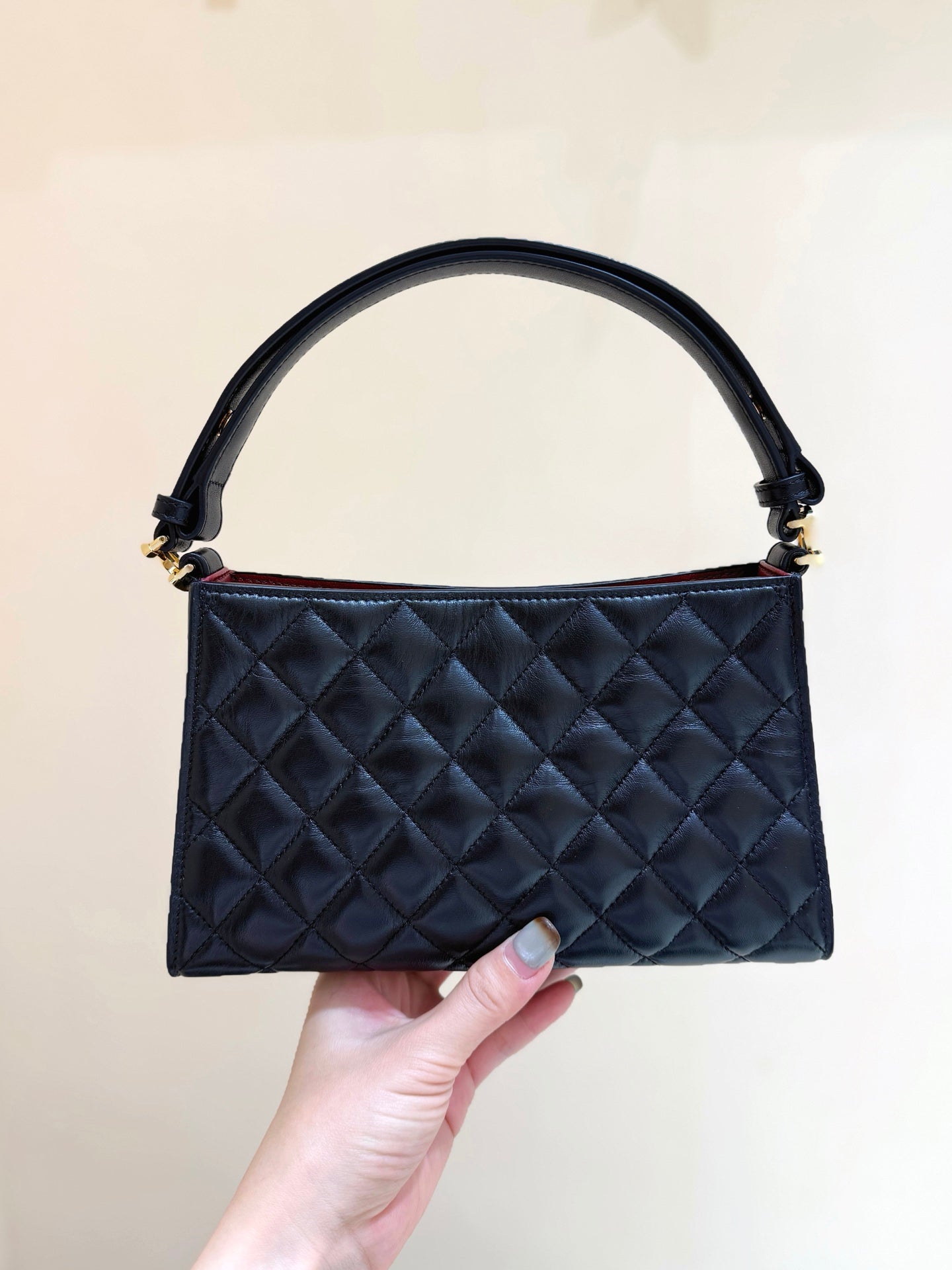 Chanel 2026 Quilting Bag 22.5cm Black Lambskin