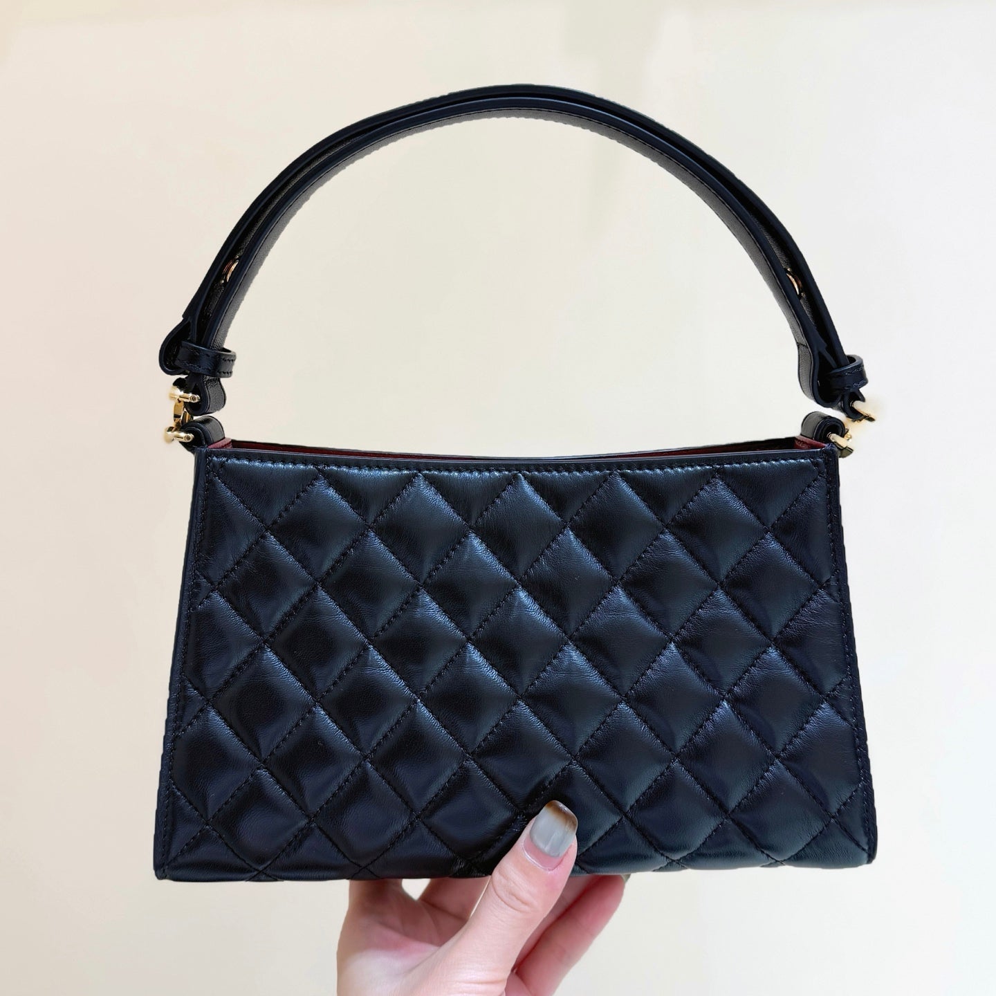 Chanel 2026 Quilting Bag 22.5cm Black Lambskin
