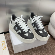 CD Star Platform Sneaker 35mm Black Calfskin