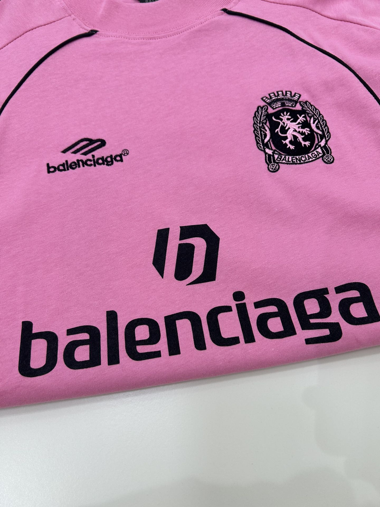 Balenciaga - Manchester United embroidered long sleeve t-shirt 0037