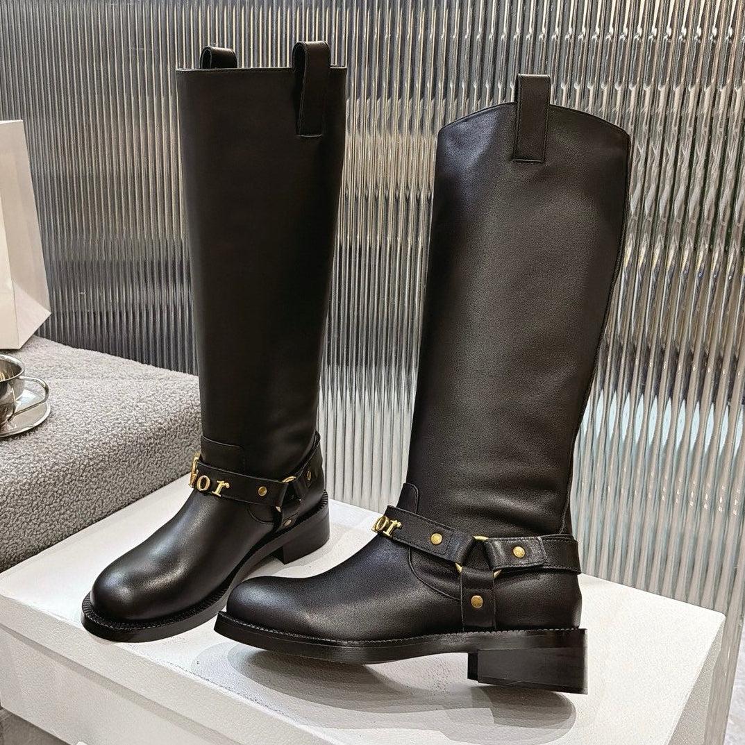 Dior 2026 High Boots Suede Calfskin 927511