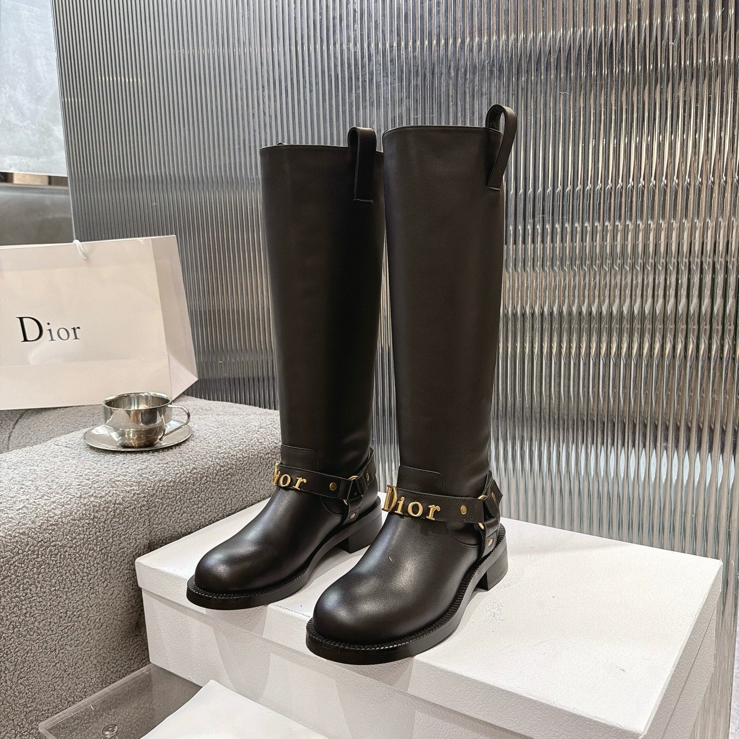 Dior 2026 High Boots Suede Calfskin 927511