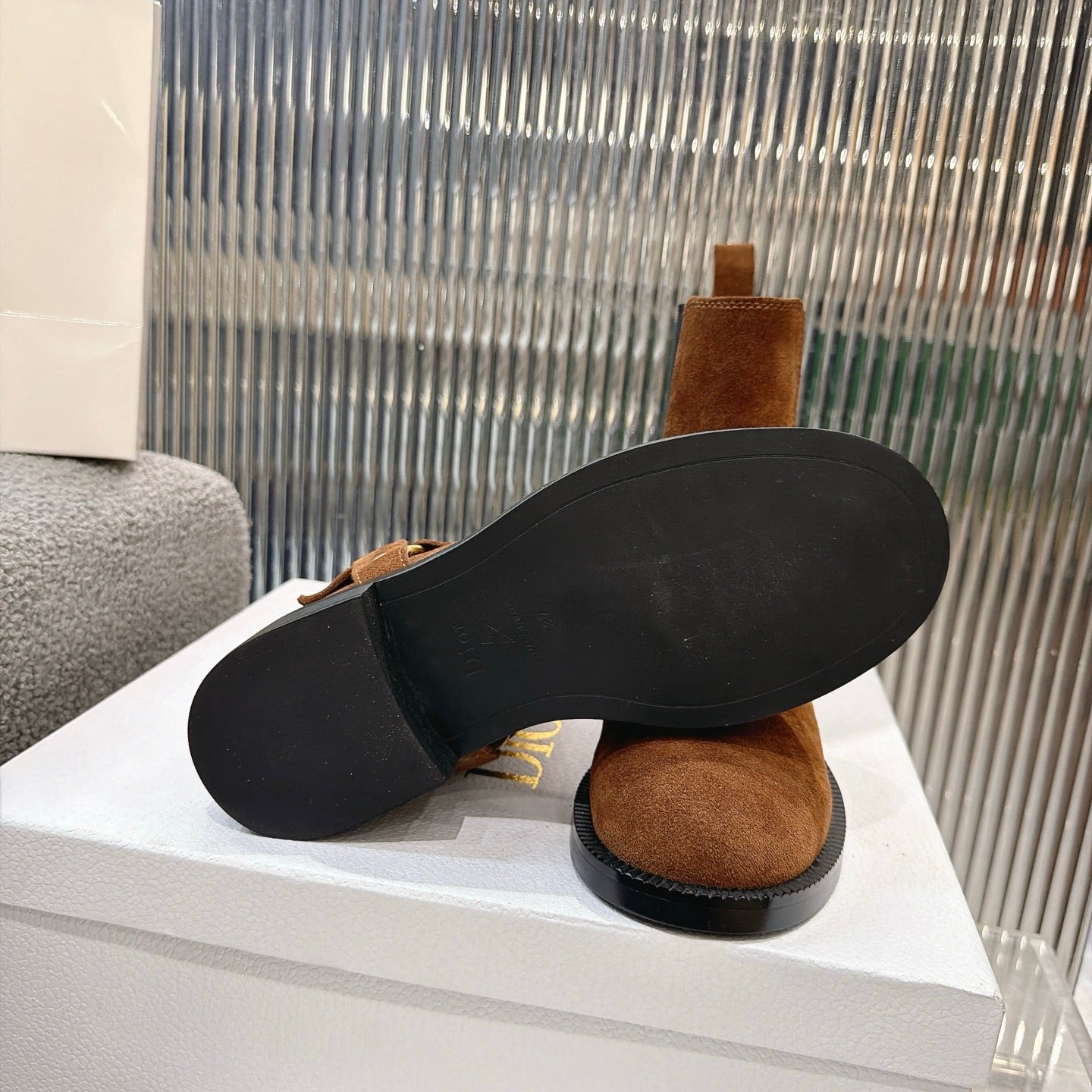 Dior 2026 Boots 35mm Suede Calfskin 927509