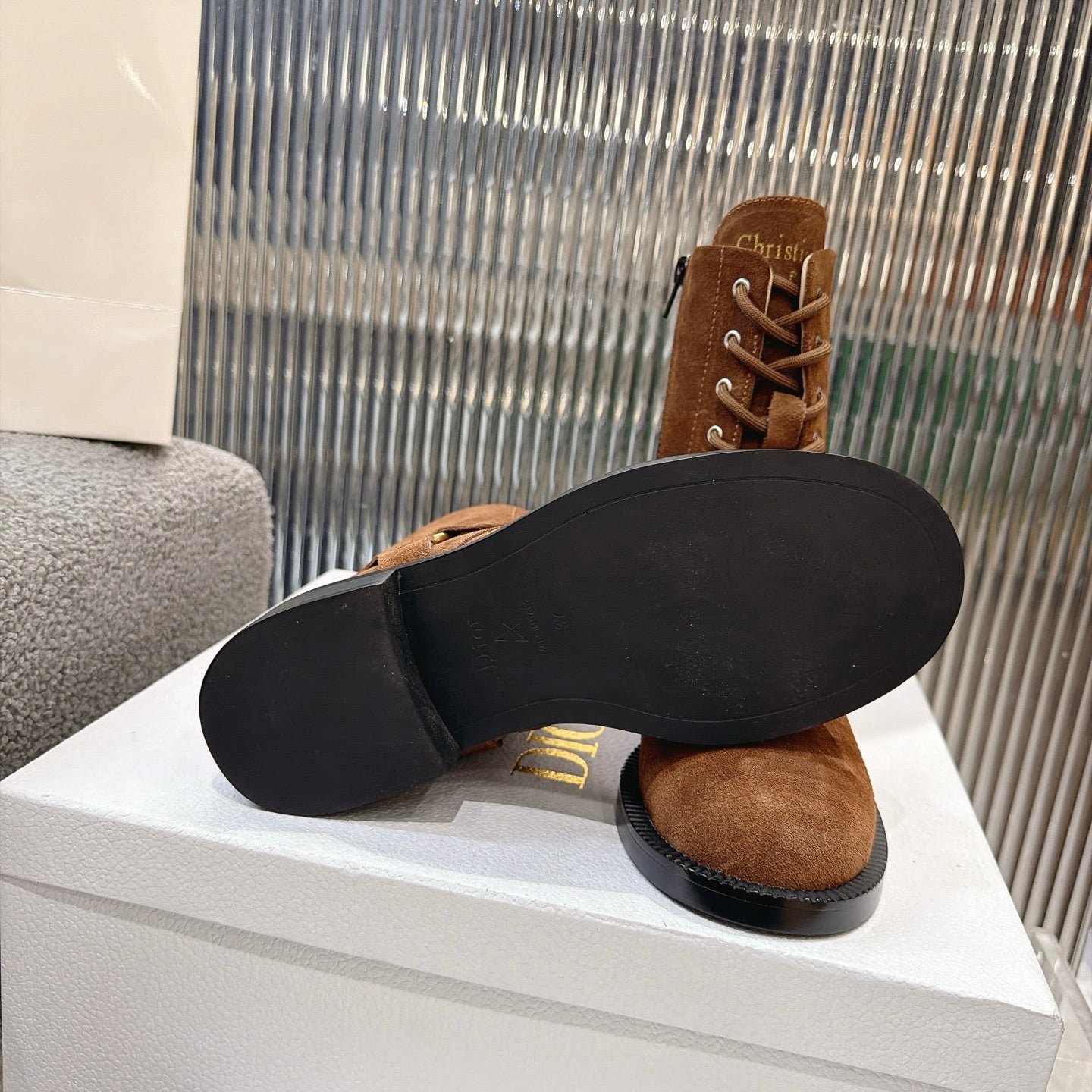 Dior 2026 Ankle Boots 35mm Suede Calfskin 927505