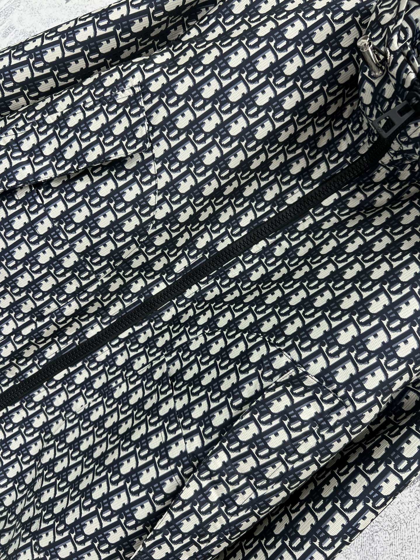 CD 25 Hooded jacket Black White Cotton