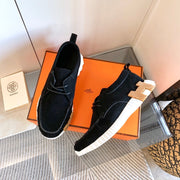 HM Increase Sneaker In Black Suede 993283