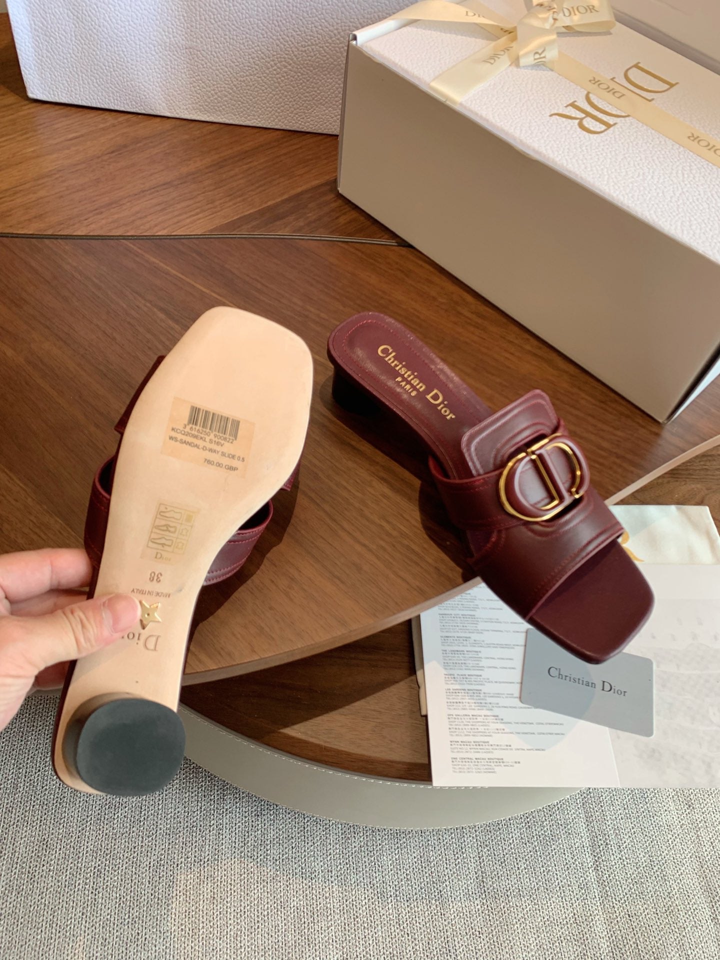 Dior 2026 Sandals 45mm Sheepskin 878217