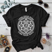 Lose Your Mind T Shirt Black Mockup