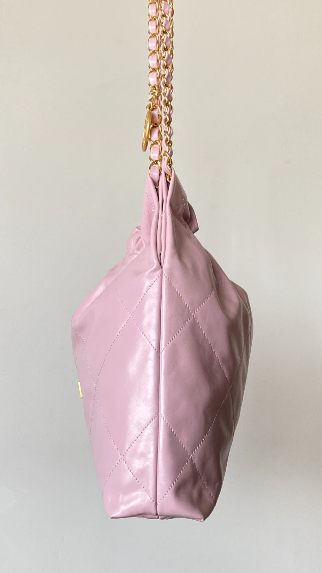 Chanel 25 Quilted Bag Pink Soft Calfskin