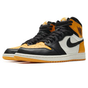 Nike Air Jordan 1 Retro Yellow Toe Black Leather