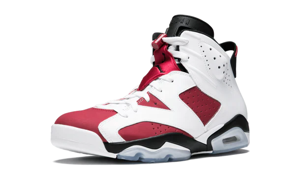 Nike Air Jordan 6 Retro Carmine Red White Leather