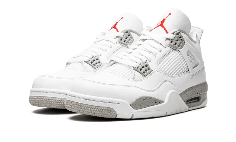 Nike Air Jordan 4 Retro White Oreo Leather