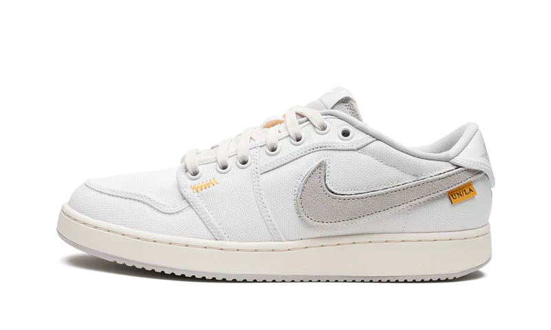 Nike Air Jordan 1 White Neutral Grey Suede Leather