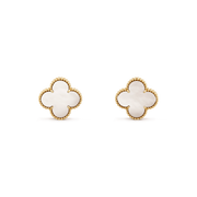 CLOVER MINI GOLD EARRINGS