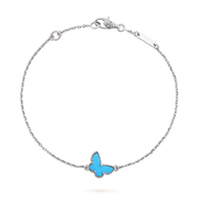 BUTTERFLY TURQUOISE SILVER BRACELET