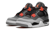 Nike Jordan 4 Black Gray Nubuck Mesh Suede 01