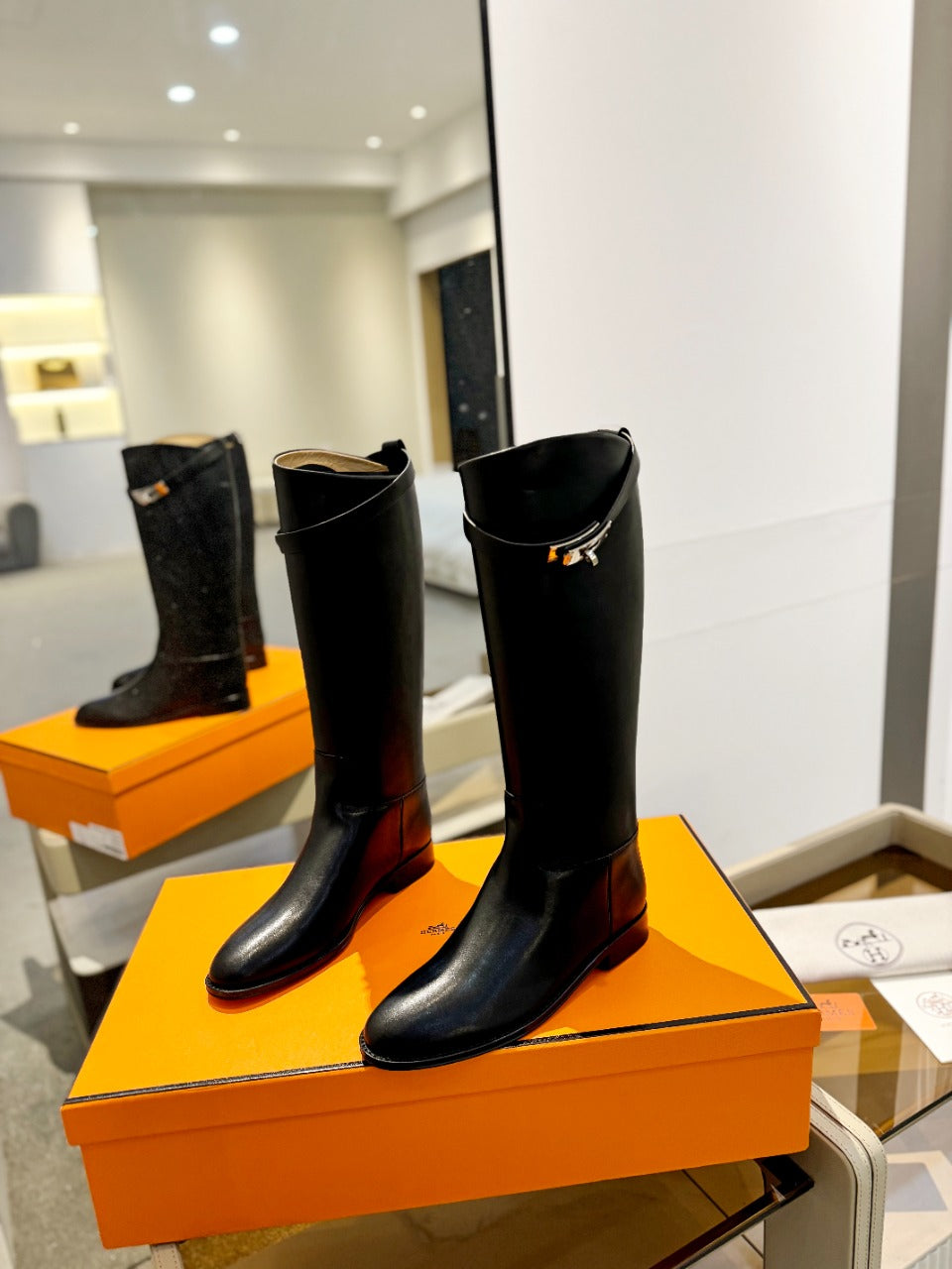 HM Stivali Jumping 20mm Black Cowhide 961666