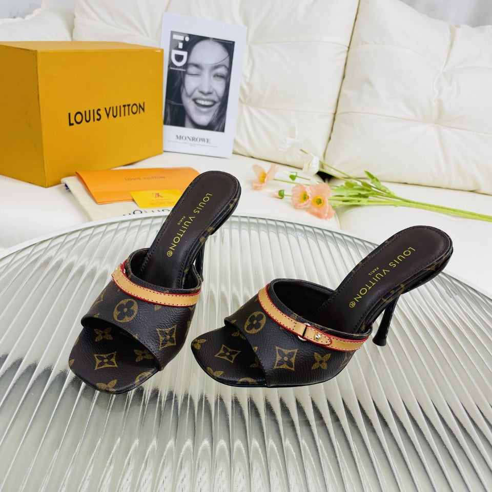 LV Neo Revival 85mm Dark Brown Monogram Calfskin