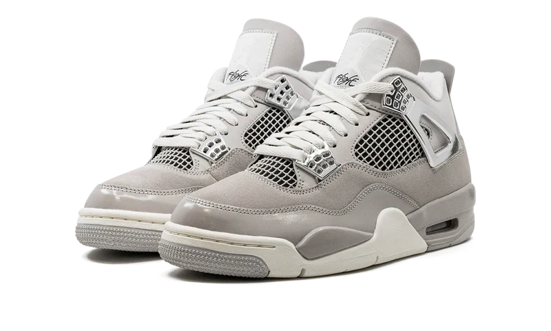 Nike Air Jordan 4 Frozen Light Gray Suede